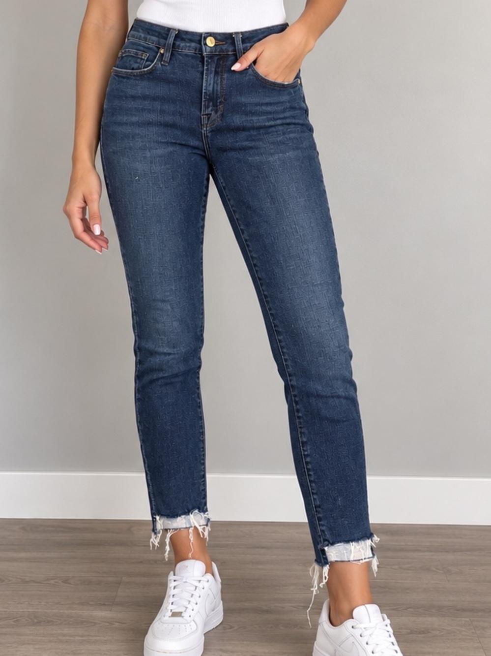FRAME Le Skinny de Jeanne Galvin Skinny Ankle Jeans — Size 27